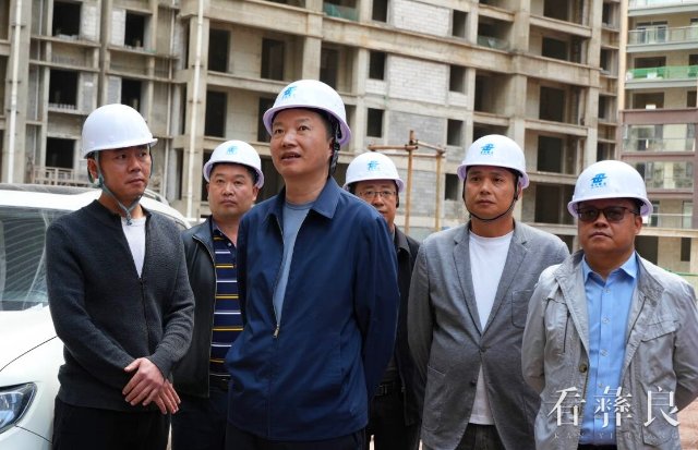 陈霖调研保交房工作及失地农民返迁安置工作